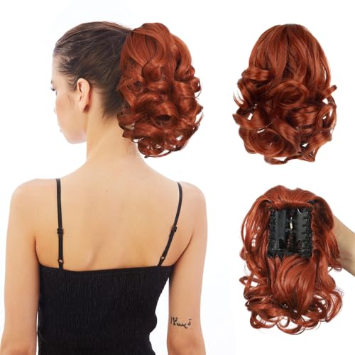 HEWEICSY �|�j�[�e�[���G�N�X�e���V�����A�����p�N���b�v�I���|�j�[�e�[���A22.9 cm �N���[�N���b�v �V���[�g�J�[���[�E�F�[�u�|�j�[�w�A�G�N�X�e���V���� �����p - �I�[�o�[��