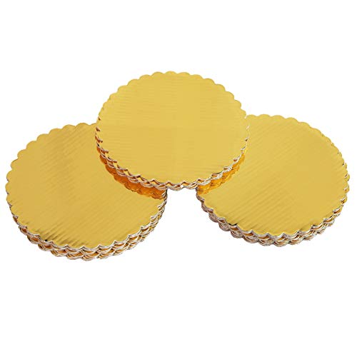 [30Pcs]One More 6" Gold Cakeboard Round,Disposable Cake Circle Base Boards Cake Plate Round Coated Circle Cakeboard Base 6Inch,Pack Of 30 (Gold, 30)… #TOP7