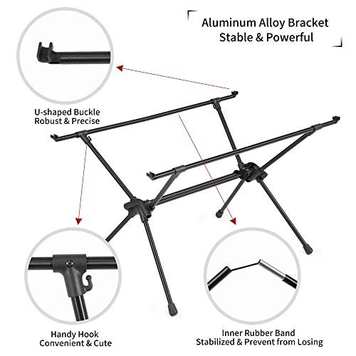 image for Naturehike FT11 Height Adjustable Camping Table, Ultralight Aluminum R