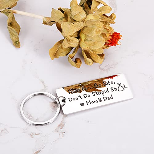 Funny Gifts For Son Daughter Don’t Do Stupid Keychain Birthday Christmas Gifts For Teen Boys Girls From Mom Dad Parents Graduation Valentine’s Day Gag Gift For Him Her Holiday Gift For Kids Women Men… #TOP4
