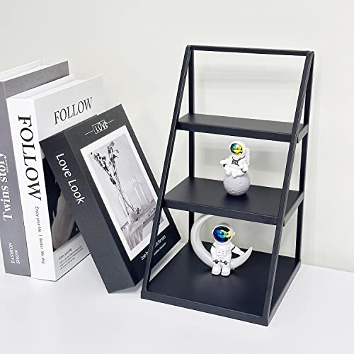 3 Tier Cupcake Stand Tower, Modern Matte Black Metal Cake Stand Holder Party Trays For Serving Food Retail Dessert Appetizer, Or Display Riser Shelf For Tabletop Use Decor Organization #TOP3