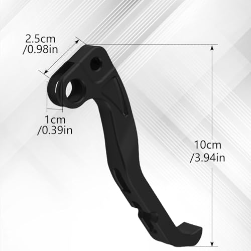 Image of Brake Lever for Talaria, Left & Right Handle Brake Clutch Lever for Taparia, Aluminum Master Cylinder Clutch Lever Replacement for Talaria (Black)