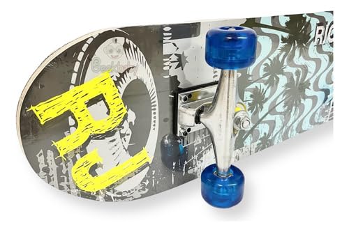 Skate Skateboard Esqueite 70kg Completo Shape 7.0 Montado