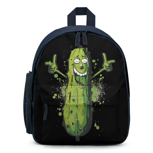 Funny Pickle Cute Backpack Small Daily Casual Daypack Travel Bag with Adjustable Strap Graphic Print