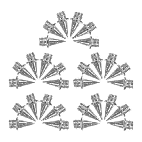 FENICAL Clavos de Acero para Zapatillas de Running 30 Piezas, 9,5 Mm, Durabilidad Garantizada, Ideales para Pista Sintética y Carreras de Larga Distancia