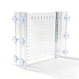 AKVAVORT Fish Tank Divider, Adjustable Acrylic Separator for 5 Gallon Tanks