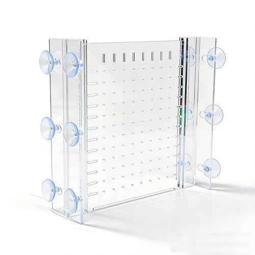 AKVAVORT Fish Tank Divider, Adjustable Acrylic Separator for 5 Gallon Tanks