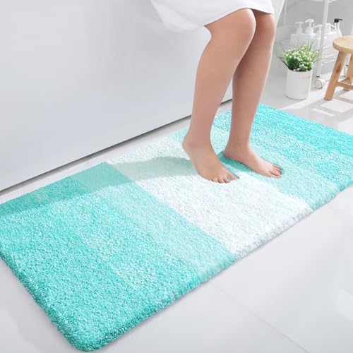 OLANLY Bathroom Runner Rug 44x24, Extra Soft Absorbent Microfiber Bath Rugs