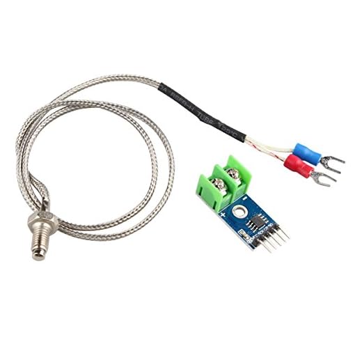 HALJIA Termopar tipo K con sensor de temperatura de Compatible con Arduino Raspberry Pi. Código MAX6675.