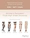 MeMoi Plus Backseam Thigh High Stockings for Women, Comfortable Sheer Thigh High Stockings - Sizes Small - Q2, Nude/Red, Small/Medium