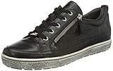 G-Weite CAPRICE Damen 9-9-23655-25 014 Sneaker, Black Croco, 37.5 EU