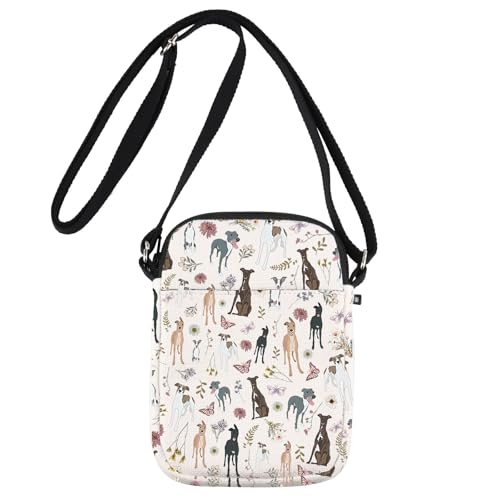 G2TUP Greyhound Crossbody Bag Greyhound Owner Gifts Greyhound Themed Gifts Greyhound Dog Shoulder Bag
