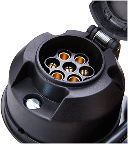 Conector de 7 pines Maypole MP027 precableado de 12N para remolques y caravanas 4
