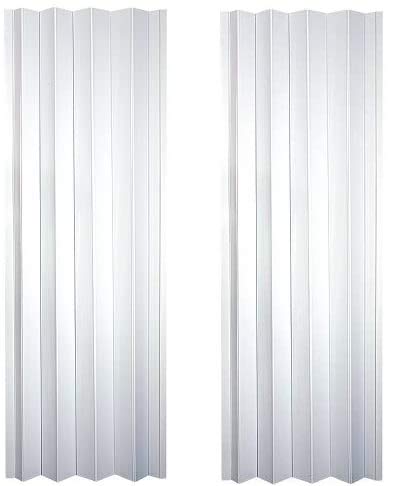 LTL Home Products CT3280TL Contempra Interior Accordion Folding Door, Sand White (Pack of 2)