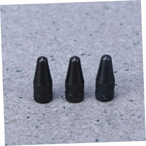 12 piezas de tapas de válvula francesa negras de aleación de aluminio para neumáticos de bicicleta, antióxido, con sellado, compatibles con bicicletas de montaña y de carretera, fáciles de instalar miniatura 6