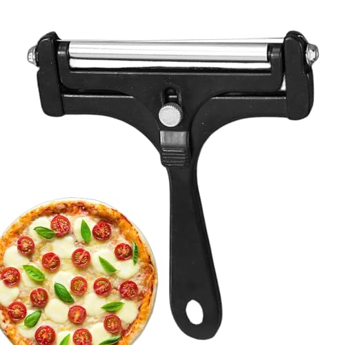 Cheese Cutter | Cheese Slicers for Block Cheese | Cheese Slicer Cooking Cheese Cutter Curler Shaver for Mozzarella Raclette, Stainless Steel Adjustable Cheese Slicer for Kitchen