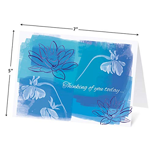 Thinking Of You Cards Value Pack Ii - Set Of 20 (10 Designs), Large 5" X 7" Friendship Cards With Sentiments #TOP5