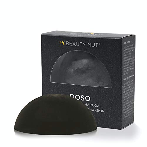 Beauty Nut Premium Argan DOSO Soap (Argan Oil + Charcoal)- Cleanses, Hydrates, Soothes to promote healthier looking skin feeling more soft and supple with every use