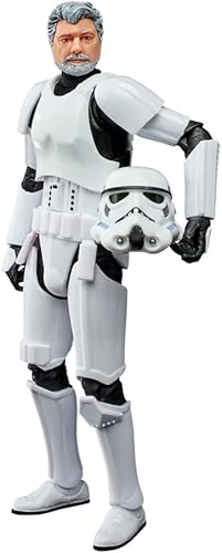 Miniatura 2 de STAR WARS The Black Series George Lucas (con disfraz de Stormtrooper) Figura de 50 aniversario de Lucasfilm de 6 pulgadas, juguete coleccionable,
