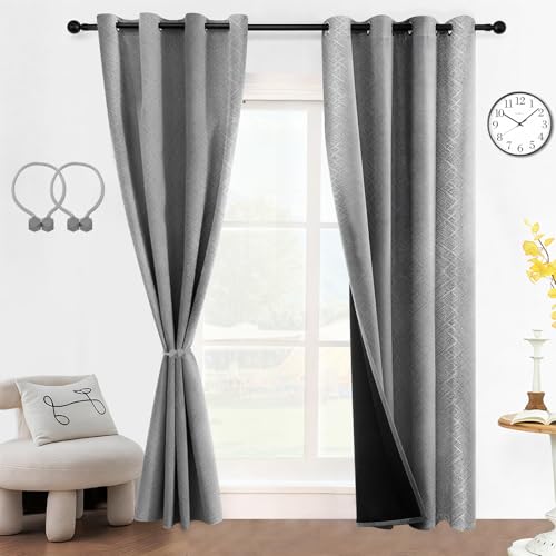 Encuentra cortinas black out gris marca kirogily, en la categoría de cortinas. Cortinas black out gris Marca KIROGILY 2