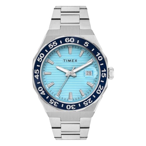 Image of TIMEX Blue Round Dial Analog Men's Watch - TWEG292SMU02