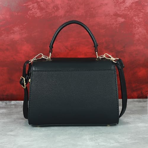Image of NFI essentials Satchel Bags Ladies Purse Handbag Premium Women Shoulder Travel Bag for Work Gifts for Wife /Mother /Sister Stylish Office College Party Bag