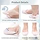 2 Paare Zehenschutz Silikon Soft Gel Zehenkappen Zehenschoner Ballett Spitzenschoner Metatarsal Pads Schutz Für Spitzenschuhe Ballettschuhe High Heel Pumps Schmerzlinderung zehenschutz spitzenschuhe