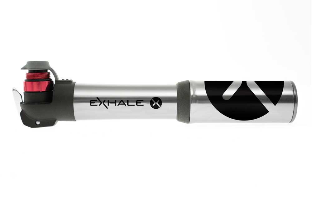 RaleighRMJ911 Exhale RP 3.0 Twin Valve SV/PV Road Telescope CNC Micro Pump - Black/Silver, 17 cm