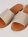Marca Amazon - FIND Flat Simple Mule Sandalias Abiertas, Plateado (Sparkle), 40...