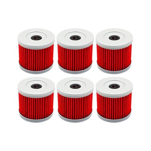 Filtre à huile moto GSXR125 DR125 AN400 ABS, filtration huile moteur 6 pièces