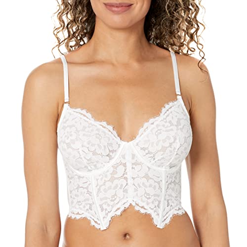 Cosabella Women's Magnolia Longline Underwire Bra, White, 36C #TOP25