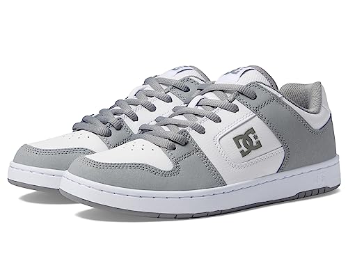DC DC Men's Manteca 4 Low Skate Shoe White/Grey 5