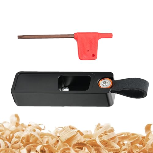 Strumento per smussare il legno, pialla per bordi in legno - Strumento per appiattire e smussare i bordi degli angoli piccoli per carpenteria - Strumento per tagliare rapidamente le frese per bordi in