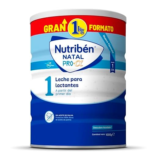 Nutribén Natal Pro Alfa 1 - Leche en Polvo Bebé 1 GRAN FORMATO | Leche de Fórmula para Bebé desde el Primer Día | sin Aceite de Palma | con Cacito Dosificador Incluido | con DHA | 1 Bote de 1KG