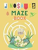  Dinosaurs Maze Book: Mazes for Kids Ages 3-5 - Preschool to Kindergarten, Maze Puzzles, Wide Paths for Children with Dinosaurs - Activity Book for Pre K