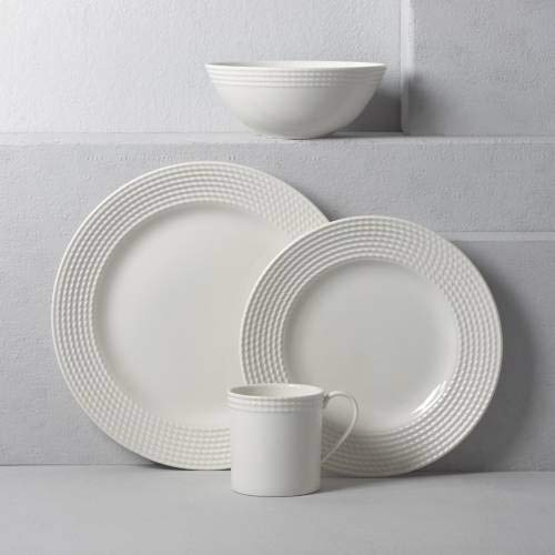 Kate Spade Wickford 4-Piece Place Setting, 5.4 Lb, White #TOP3