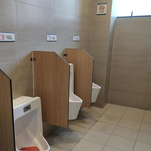 Mampara de urinario para baño público, panel divisor de privacidad (Set de 3 piezas)