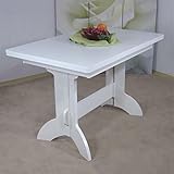 ALIDAM Esszimmertische Esstisch Ausziehbar Esstisch Weiß Ausziehbar Küchentisch Esszimmertisch Wohnzimmertisch Wangentisch Arbeitstisch Multifunktionstisch