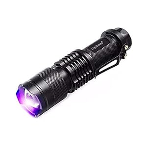 Llys Colors UV365nm Bianco Luce Messa A Fuoco Regolabile LED torcia