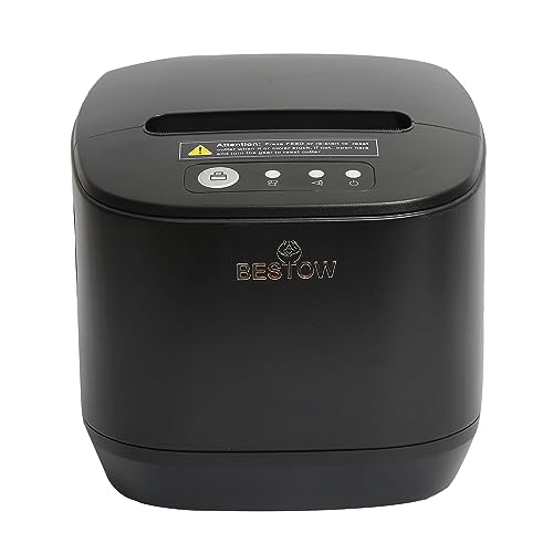 Image of Bestow TRPA260H 80 mm Thermal Receipt Printer with Auto Cutter USB LAN POS Printer for Shops Restaurants Malls Black