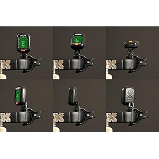 CASCHA HH 2018 Clip on Tuner – Accordeur Chromatique pour Ukulélé Guitare, Basse, Noir - Les Beatles, Paul McCartney, John Lennon, RIngo Starr, George Harrison CASCHA HH 2018 Clip on Tuner - Accordeur Chromatique pour Ukulélé Guitare, Basse, Noir – Image 5