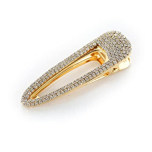 AJEYPMZ Accessoires de Cheveux de la Mode Girl Pearl Crystal Coiffes Temperament Full Diamond Rhingestone Pearl Elegant Barrettes Hairgrips Femme Accessoires de Cheveux (Color : Sky Blue) Cover