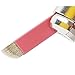 20pcs Pink Microblading Blades 0.15mm Nano Agujas de Microblading U16 for Hair Strokes Brows and Nano Brows (U16-0.15mm)