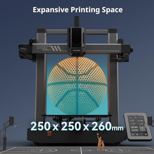 Image of 3IDEA Kobra 3 Combo 3D Printer, Multi Color 3D Printer Up to 4 Stunning Rainbow Colors, Nozzle Clog Detection, Dry Printing and Filament Backup, Max High Speed 600mm /s, Size 250x250x260mm