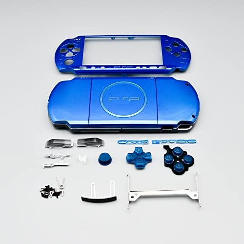 PSP3000カセット付き Psp 3000 3008 Shell Black Blue White Transparent Full