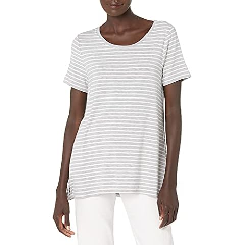 Camiseta holgada de manga corta y cuello redondo y amplio Cover