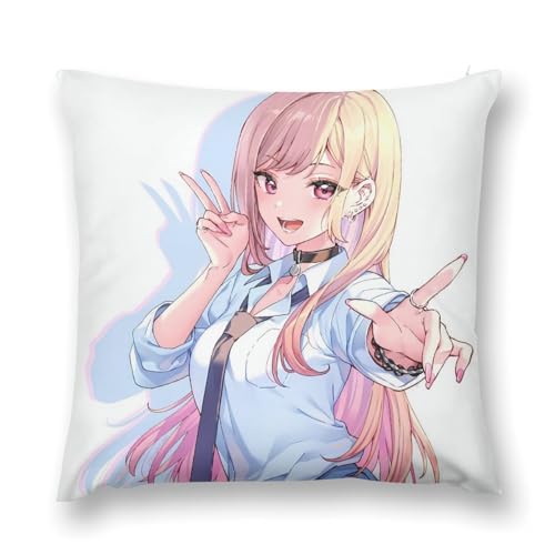 その着せ替え人形は恋をする ファブリックカバー ユニセックス カフェ ホームアクセサリー 16 "x16 "