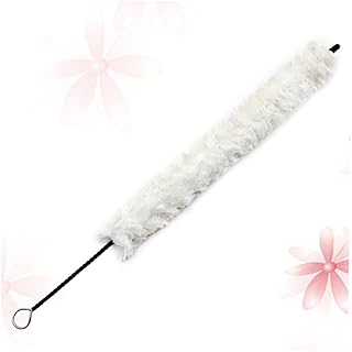 VICASKY Straw Cleaning Brush Cleaning Brush for Straws Flute Cleaner Kit Flute Pipe Cleaner Cotton Cleaner Brush Straw Cleaner Cleaning Tools Cotton Brush Cleaning Rod Cotton Thread White
