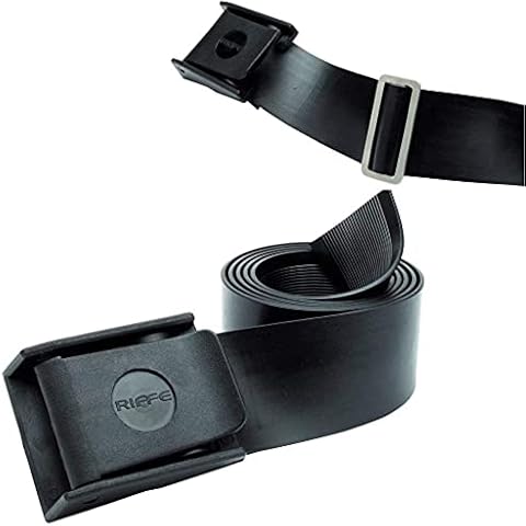 Riffe Rubber Weight Belt with Buckle Cover