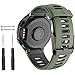 Cakamenshy Bracelet de rechange réglable en silicone souple compatible avec les montres Forerunner 735XT, 220, 230, 235, 235 Lite, 620, 630, Approach S20, S5, S6